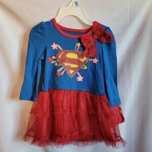 Supergirl Halloween Costume Dress 18 Months New Without Tags
